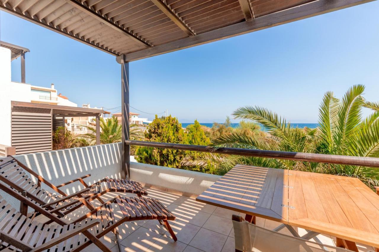Windsurfing Seaside Apartment Artemida Exterior photo